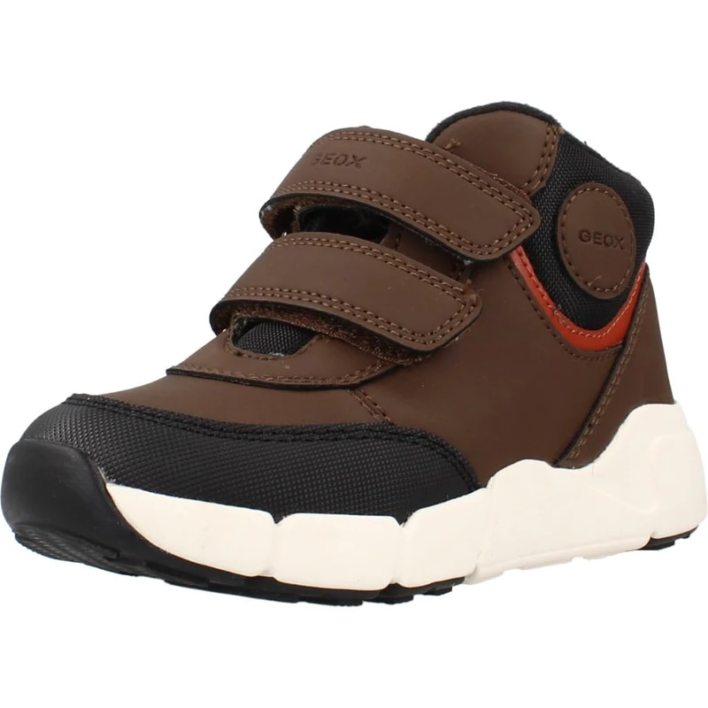GEOX Baby Boy B Flexyper Mini Boy Ankle Boots DK Brown/Brick 24_EU