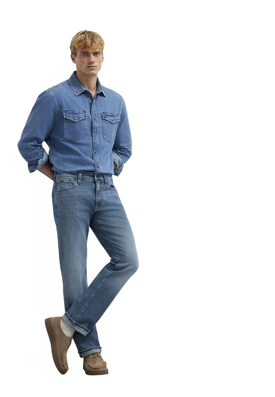 Mavi Men's Martin Authentic Shaded Ultra Move Jeans, 32/30