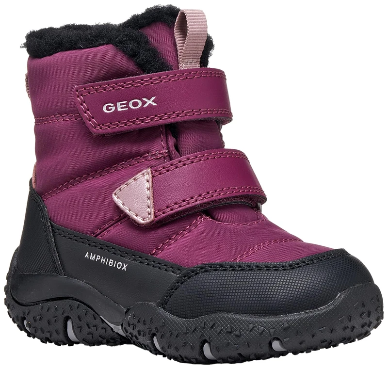 GEOX Baby Girl B Baltic Girl B ABX Ankle Boots DK Purple/Black 23_EU