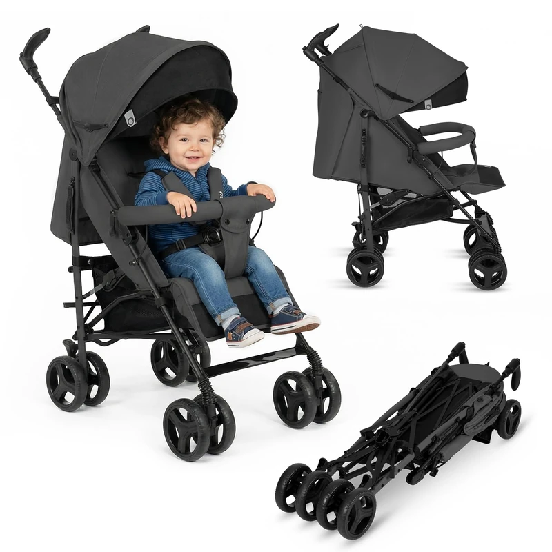Lionelo IRMA Compact Pushchair - Lightweight Travel Stroller