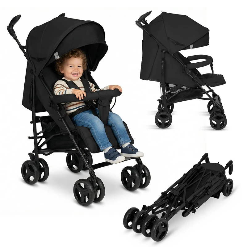 Lionelo IRMA Compact Pushchair - Lightweight Travel Stroller