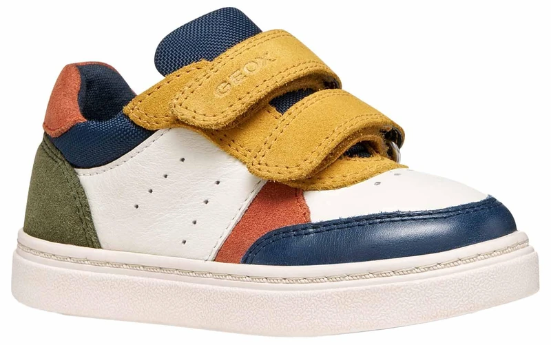 Geox Baby Boy B Nashik Boy C Trainers Ivory/Ochre 22_EU
