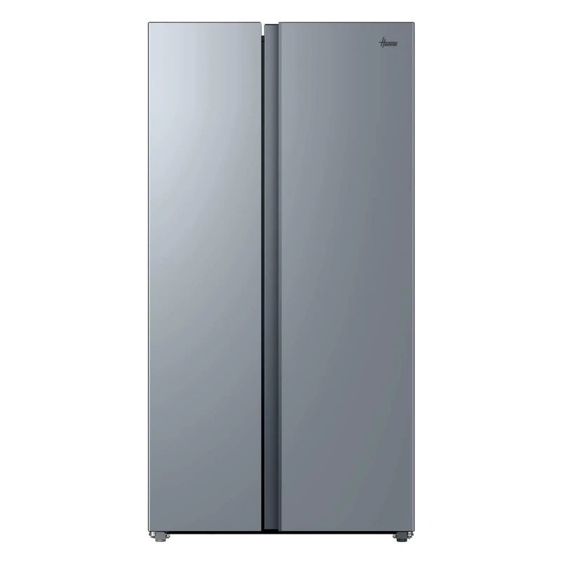 Hoover Free Standing Side By Side Fridge Freezer,2 Doors, No Frost, E Class, 523L Total Capacity, Inox 90x64x177.5cm - HONSQ2T918EXK