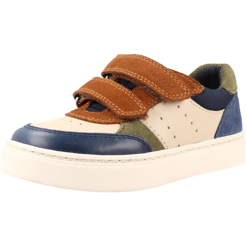 Geox Baby Boy B Nashik Boy C Trainers Beige/Navy 20_EU