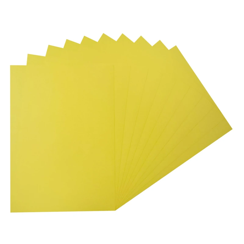 30 x Pack of 100 A4 Light Yellow Coloured Paper 75gsm Sheets
