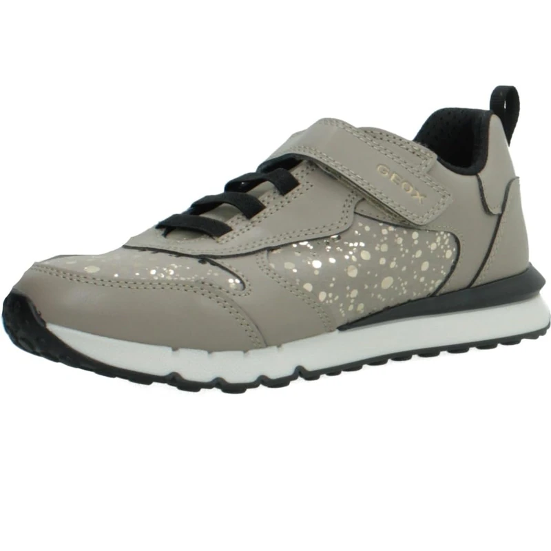 Geox Junior Girl J Fastics Girl B Trainers DK Beige/Gold 32_EU