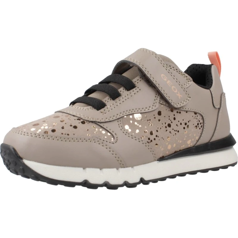 Geox Junior Girl J Fastics B Trainers 26 EU - Beige/Gold