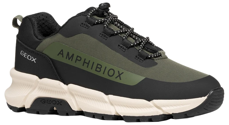 Geox Junior Boy J Flexyper Plus Boy Trainers Military/Black 34_EU