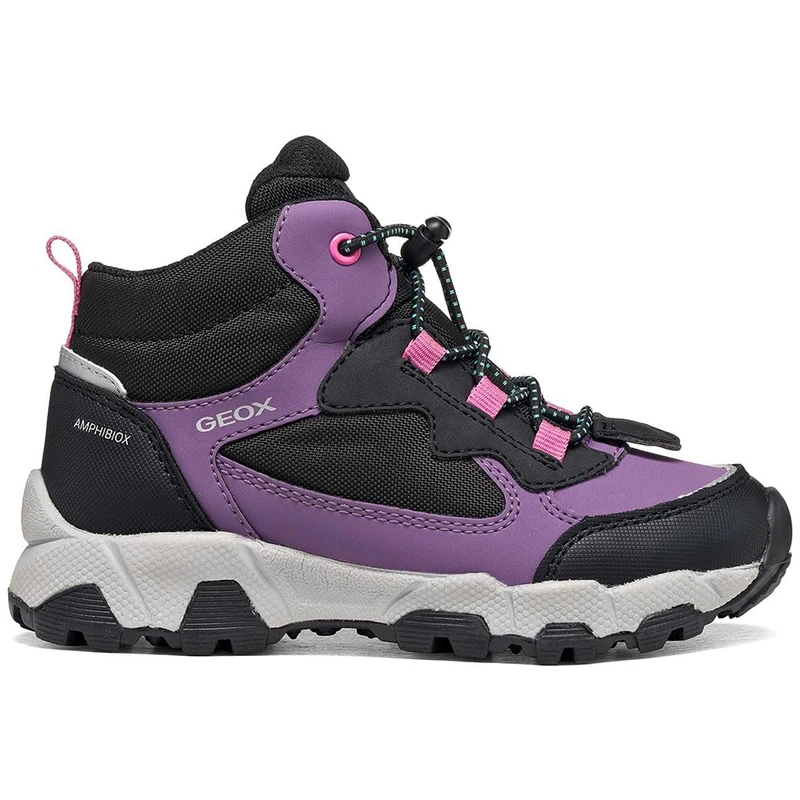 Geox Junior Girl J Magnetar G. B ABX Trainers Purple/Black 39_EU