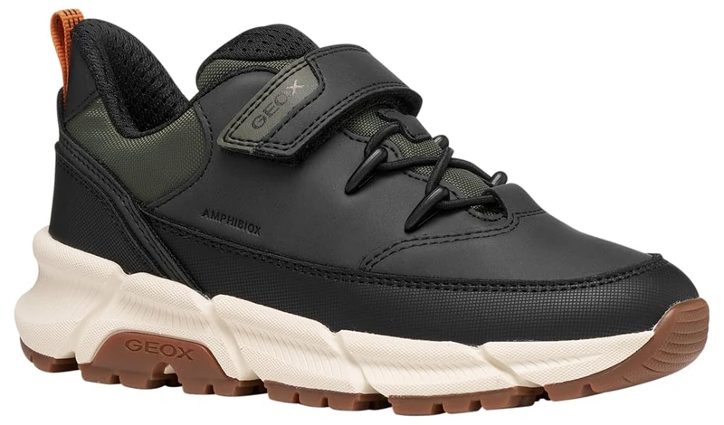Geox Junior Boy J Flexyper Plus Boy Trainers Black/Military 39_EU
