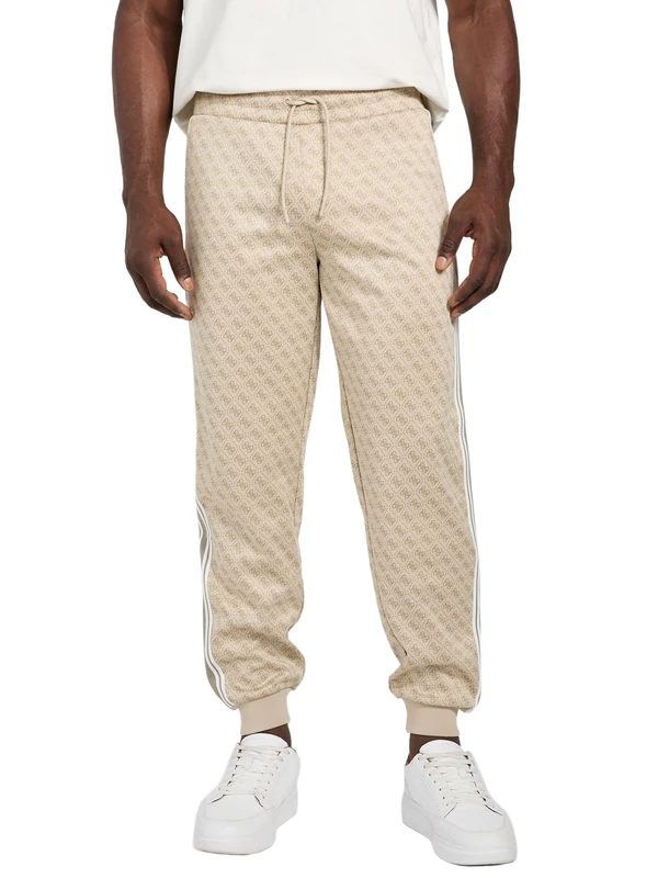 Guess Men's PARIMO 4G Cuffed PANTPANTS4G Jacquard Light MIsize XS Length N