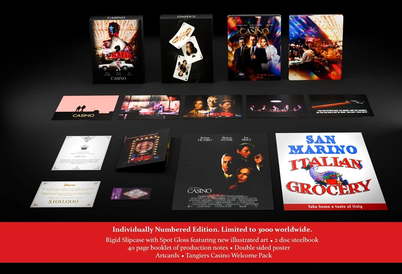 Casino Ultimate Collector’s Edition [4K Ultra HD & Blu-Ray] Limited Edition Steelbook [Region B]