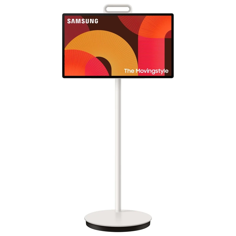 Samsung 27 inch The Movingstyle QHD Portable Touch Screen Smart TV with Buint-in Battery, UE27LSM7FAXXXU, LED Display, 120Hz, Movable Floor Stand, HDR10+, Dolby Atmos