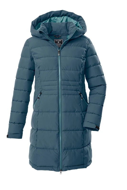 Killtec Women's Kow 11 Wmn Qltd Prk Quilted Parka/Functional Parka with Hood - Image 1