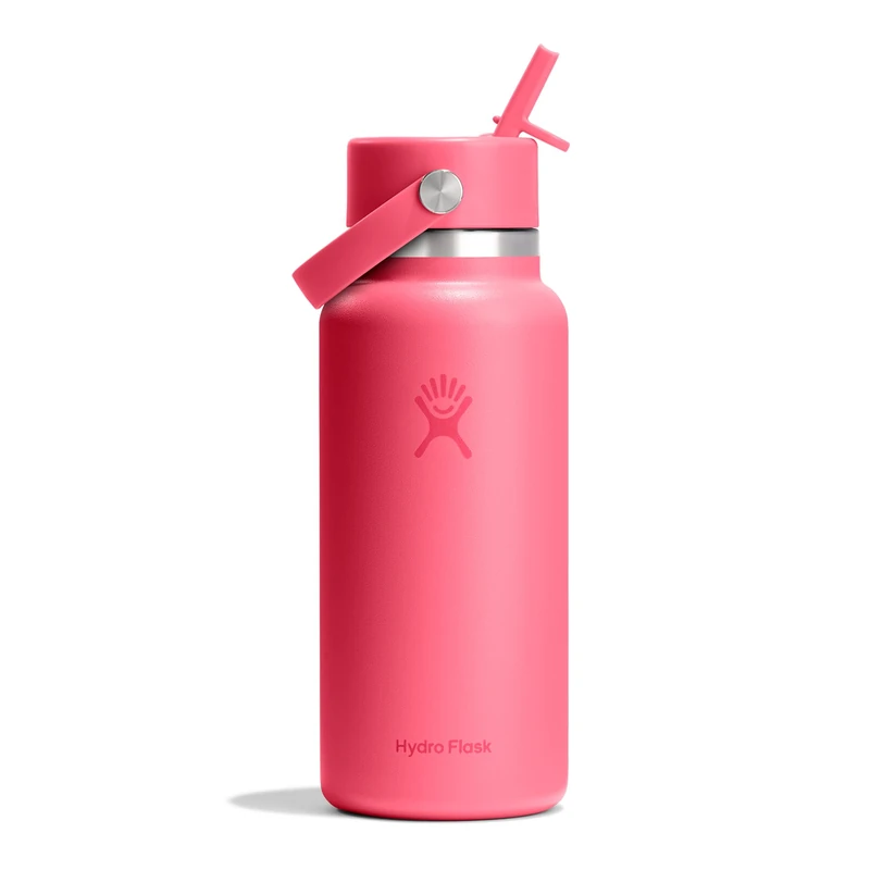Hydro Flask – Wide Flex Straw Cap 946 ml (32 oz) Bottle, Popstar Pink