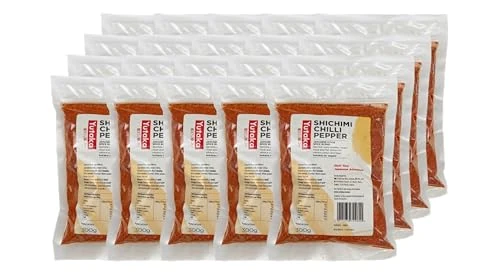 Yutaka Shichimi Chili Pepper 300g (Pack of 20) | Authentic Japanese Seven-Spice Blend | Bold, Spicy, Aromatic Seasoning for Noodles, Soups & Grilled Dishes | Vegan & Gluten-Free