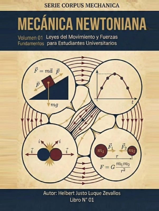 Mecánica Newtoniana Volumen 01 Fundamentos: Leyes del Movimiento y Fuerzas para Estudiantes Universitarios (CORPUS MECHANICA)
