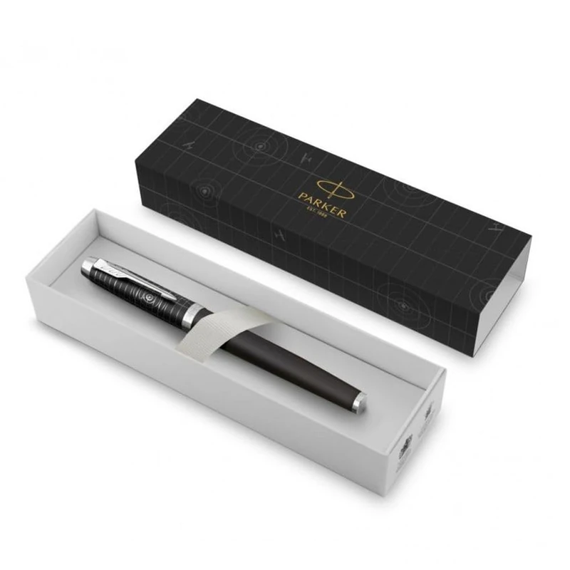 Parker IM Premium Fountain Pen | Legacy of Flight | Chrome Trim | Fine Nib | Gift Box