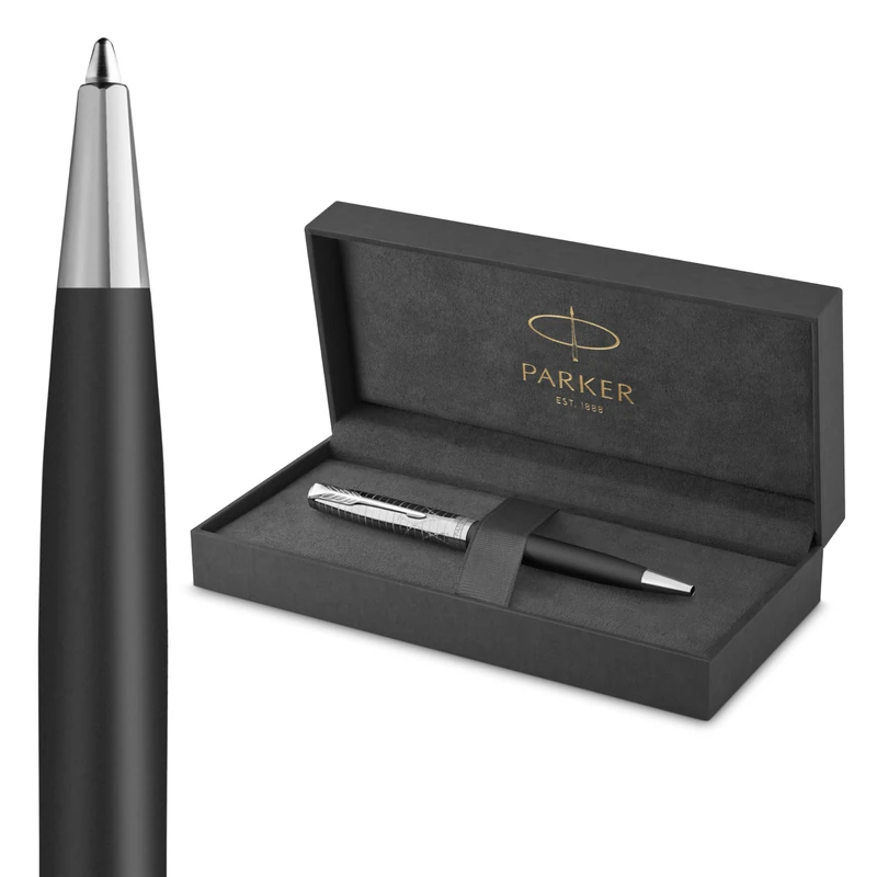 Parker Sonnet Ballpoint Pen | Legacy of Flight | Chrome Trim | Medium Point | Gift Box