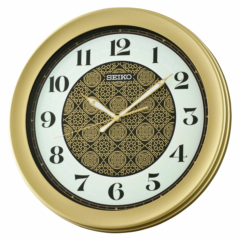 Seiko Clock Wall Clock Pearl Gold