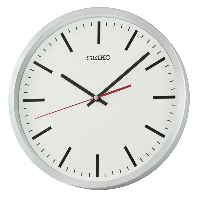 Seiko Clock Wall clock Silver Aluminium - Image 1