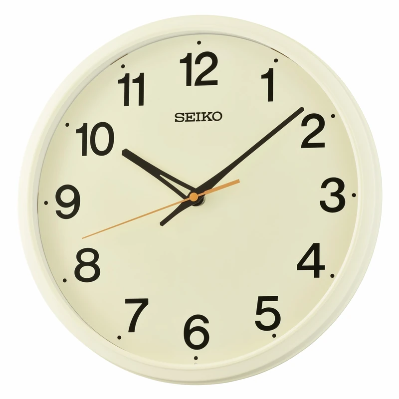 Seiko Clock Wall Clock Beige