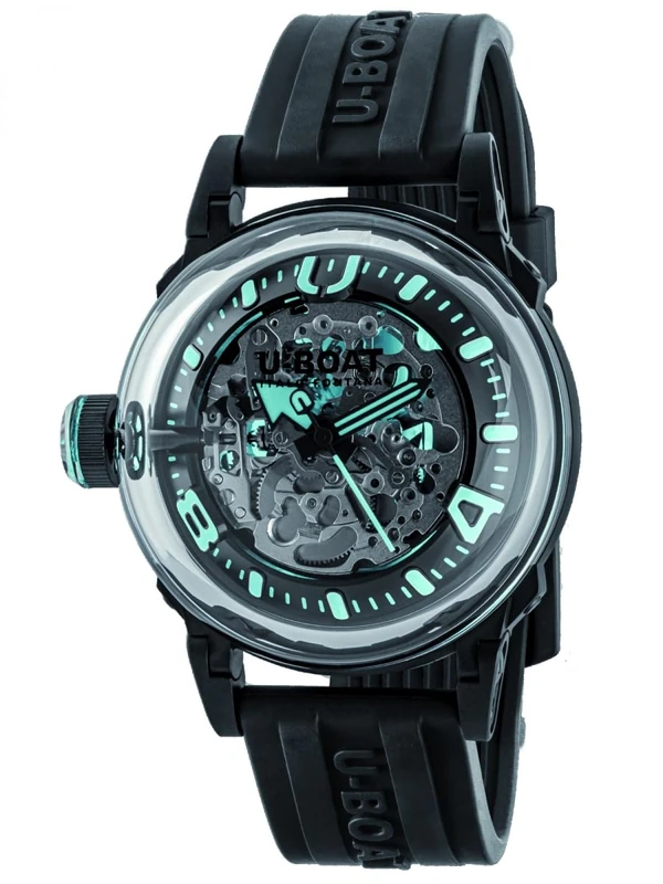 UBOAT Wristwatch BOAT - 3348-44mm Case, 5ATM, BLACK-BLACK