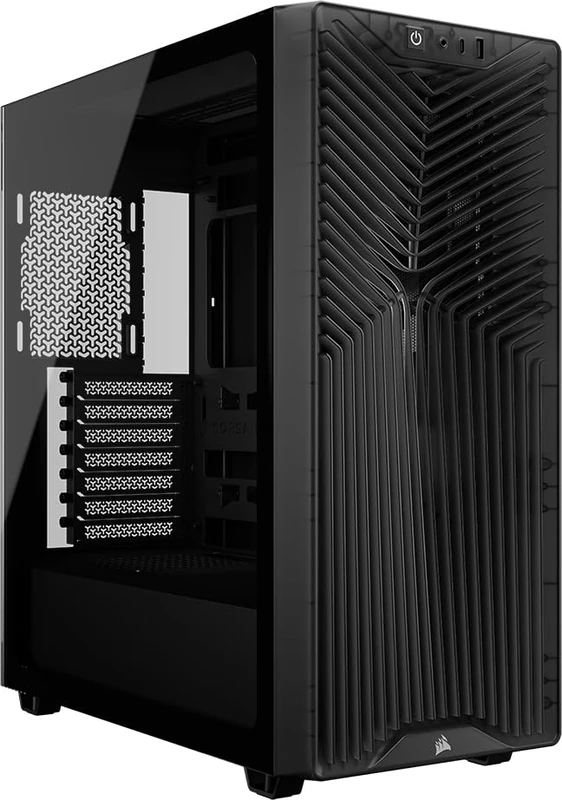 CORSAIR 3200D RS Mid-Tower PC Case – 3x RS120 PWM Fans Included, GPU Anti-Sag Stabilisation Arm, ASUS BTF, MSI Project Zero, Gigabyte Project Stealth – Smoke