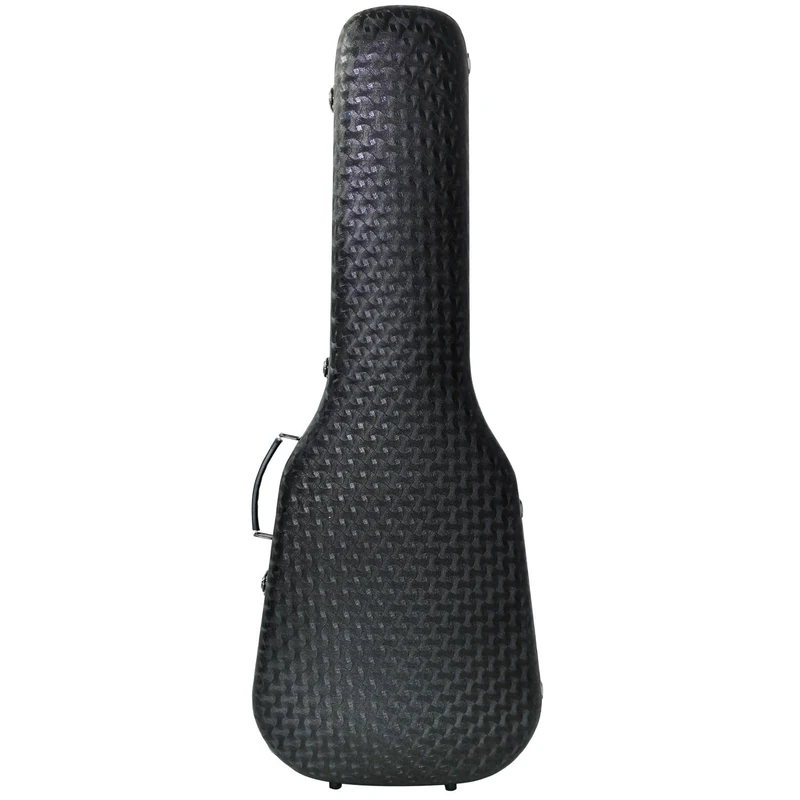 Chord | EPP Moulded Electric Guitar Case | Lightweight Hard Guitar Case with Plush Padded Interior, Neck Support & Lockable Security for Fender, Squier Stratacaster & Telecaster Shaped Guitars