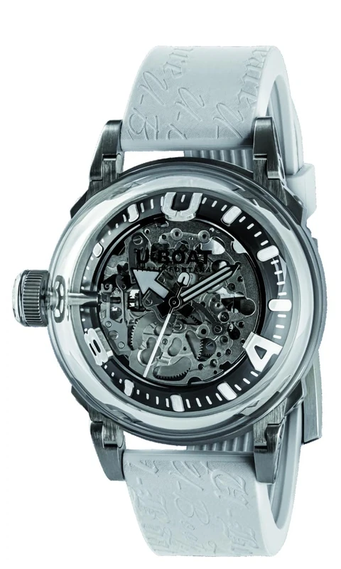 UBOAT Wristwatch BOAT - 3346-44mm Case, 5ATM, BLACK-WHITE