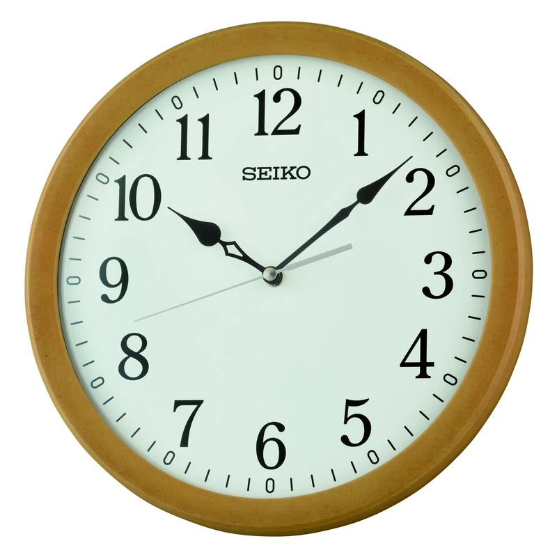 Seiko Clock Wall clock Light brown Wood - Image 1