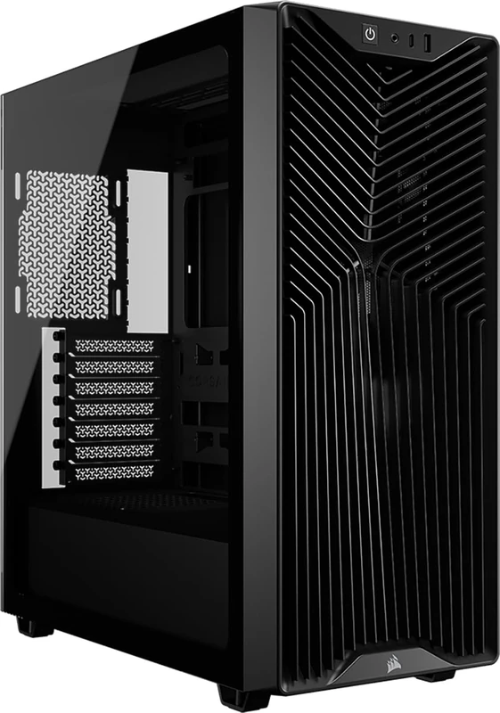CORSAIR 3200D RS Mid-Tower PC Case – 3x RS120 PWM Fans Included, GPU Anti-Sag Stabilisation Arm, ASUS BTF, MSI Project Zero, Gigabyte Project Stealth – Black