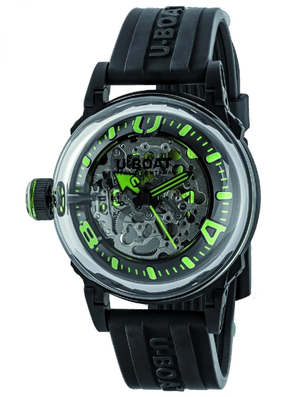 UBOAT Wristwatch BOAT - 3347-44mm Case, 5ATM, BLACK-BLACK