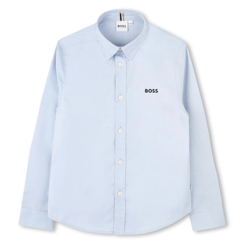 BOSS Long Sleeved Shirt Boy's, Blue, 5 Years