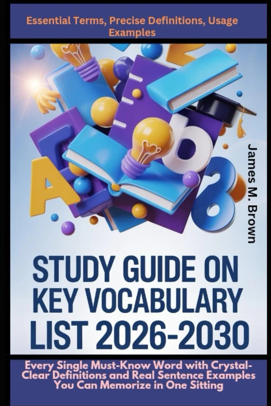 Study Guide On Key Vocabulary List 2026-2030 Essential Terms, Precise Definitions, Usage Examples: Every Single Must-Know Word with Crystal-Clear ... Examples You Can Memorize in One Sitting