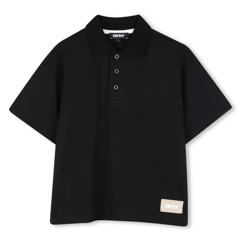 DKNY Polo Shirt Boy's, Black, 14 Years