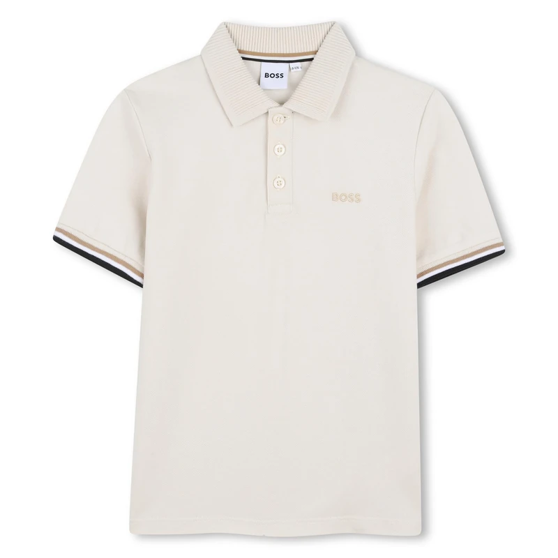 BOSS Polo Shirt Boy's, Beige, 6 Years