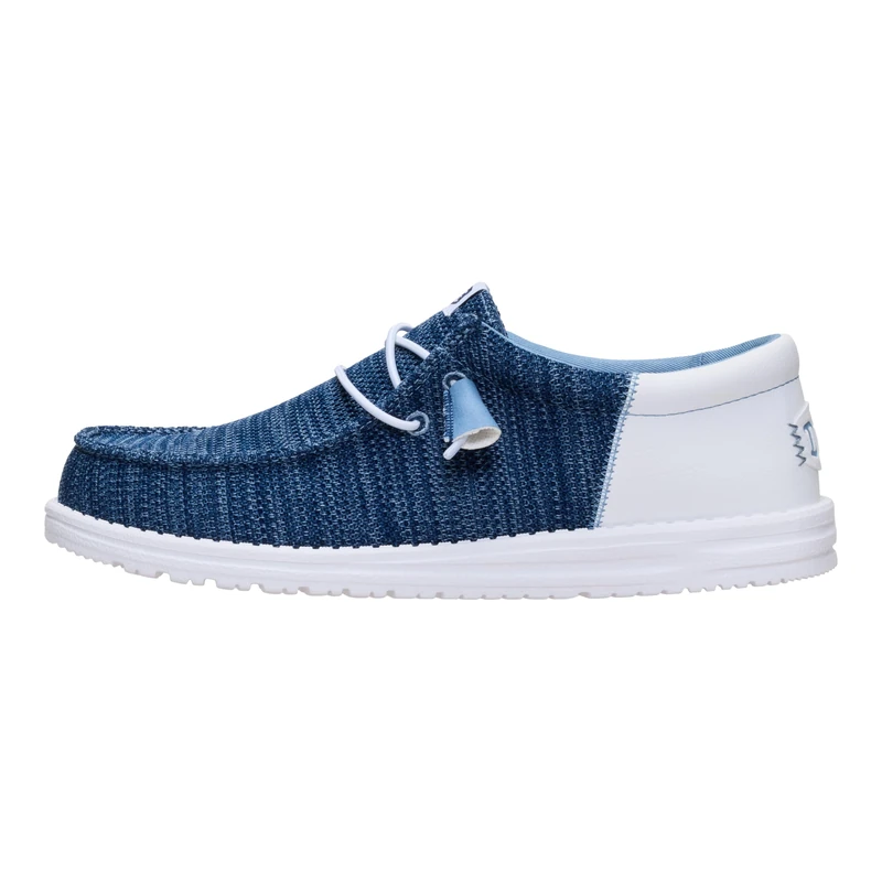 HEYDUDE - Men's Wally Funk Craft Mesh Blue - Slip-On Shoes - Loafer Style - 13 UK