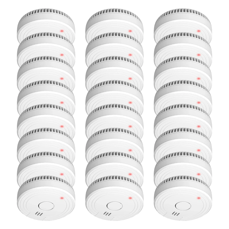 24-Pack ELRO FS1801 | 10-Year Sensor | 85 dB | Complies with European Standard EN14604 | White | Set of 24
