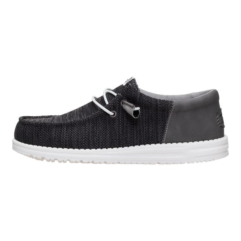 HEYDUDE - Men's Wally Funk Craft Mesh Black - Slip-On Shoes - Loafer Style - 13 UK - Image 1