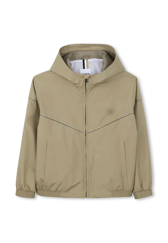 BOSS Hooded Jacket Boy's, Grey, 14 Years