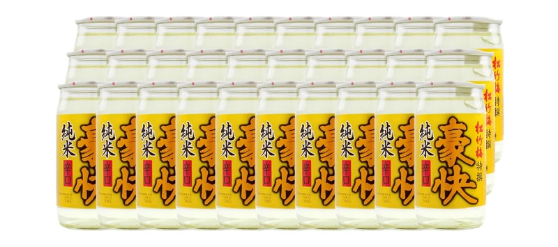 Shochikubai Tokusen Gokai Cup Junmai - Sake 180ml 15.1% (Pack of 30) | Premium Japanese Junmai Sake