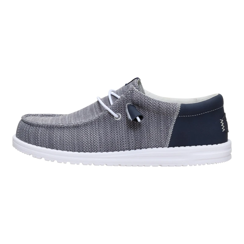 HEYDUDE - Men's Wally Funk Craft Mesh Grey - Slip-On Shoes - Loafer Style - 6 UK