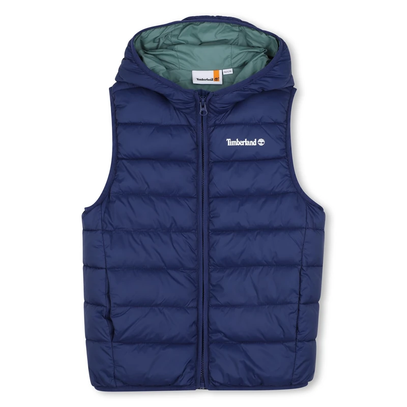 Timberland Puffer Jacket Sleeveless Boy's, Blue, 5 Years