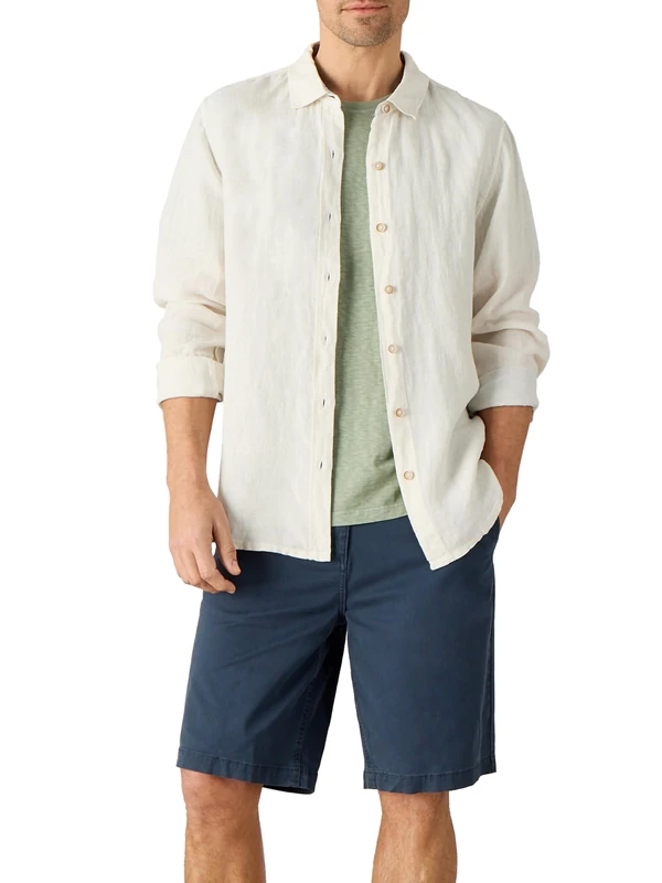 White Stuff Men's Keswick Shirt, Bril White, 38 - Image 1