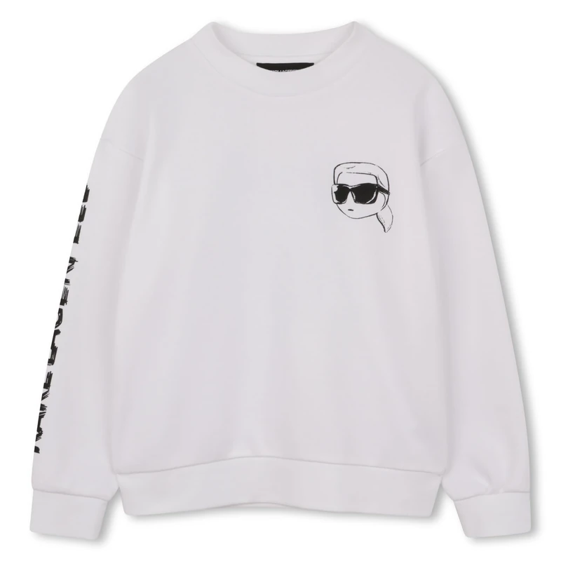 KARL LAGERFELD Sweatshirt Boy's, White, 14 Years - Image 1