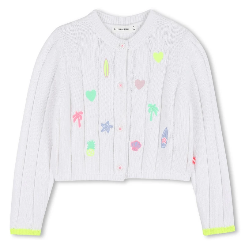 Billieblush Cardigan Sweater Girl's, White, 12 Years - Image 1