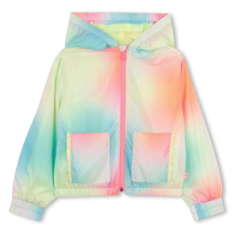 Billieblush Hooded Windbreaker Girl's, Multicolor, 5 Years