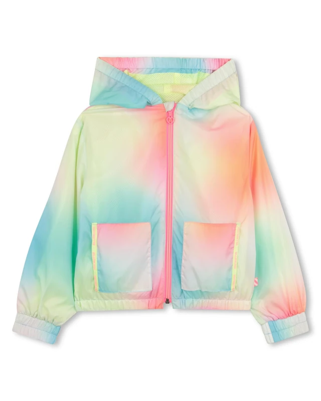Billieblush Hooded Windbreaker Girl's, Multicolor, 2 Years - Image 1