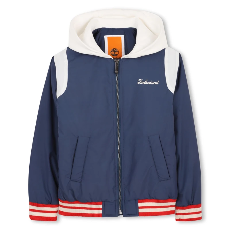 Timberland Hooded Jacket Boy's, Blue, 6 Years